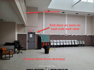A picture containing text, indoor, floor, ceiling

Description automatically generated